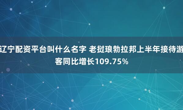 辽宁配资平台叫什么名字 老挝琅勃拉邦上半年接待游客同比增长109.75%